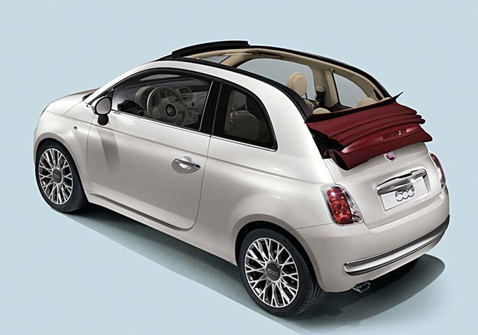 modello Fiat 500 cabrio